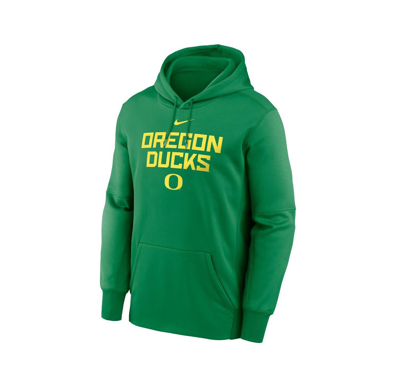 Men's Green Oregon Ducks Team Stacked Performance Pullover Hoodie