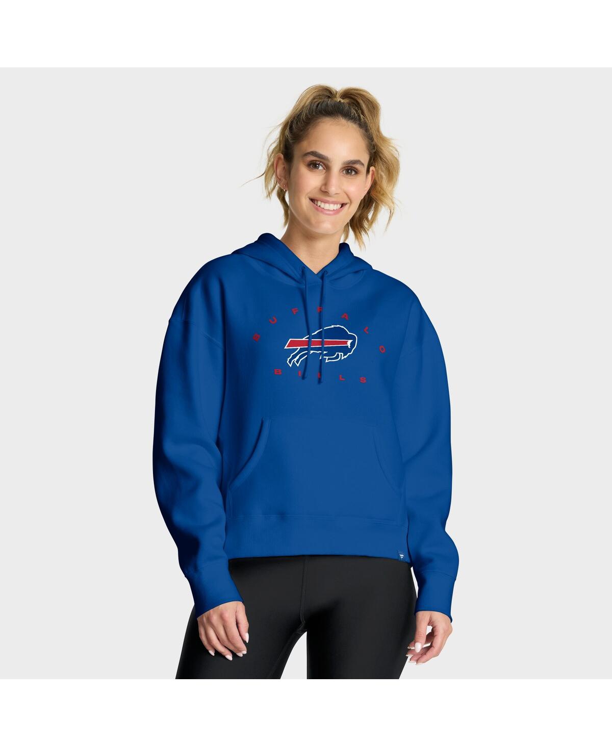 Fanatics Women's Royal Buffalo Bills Eligible Receiver Legacy Pullover Hoodie In Blue