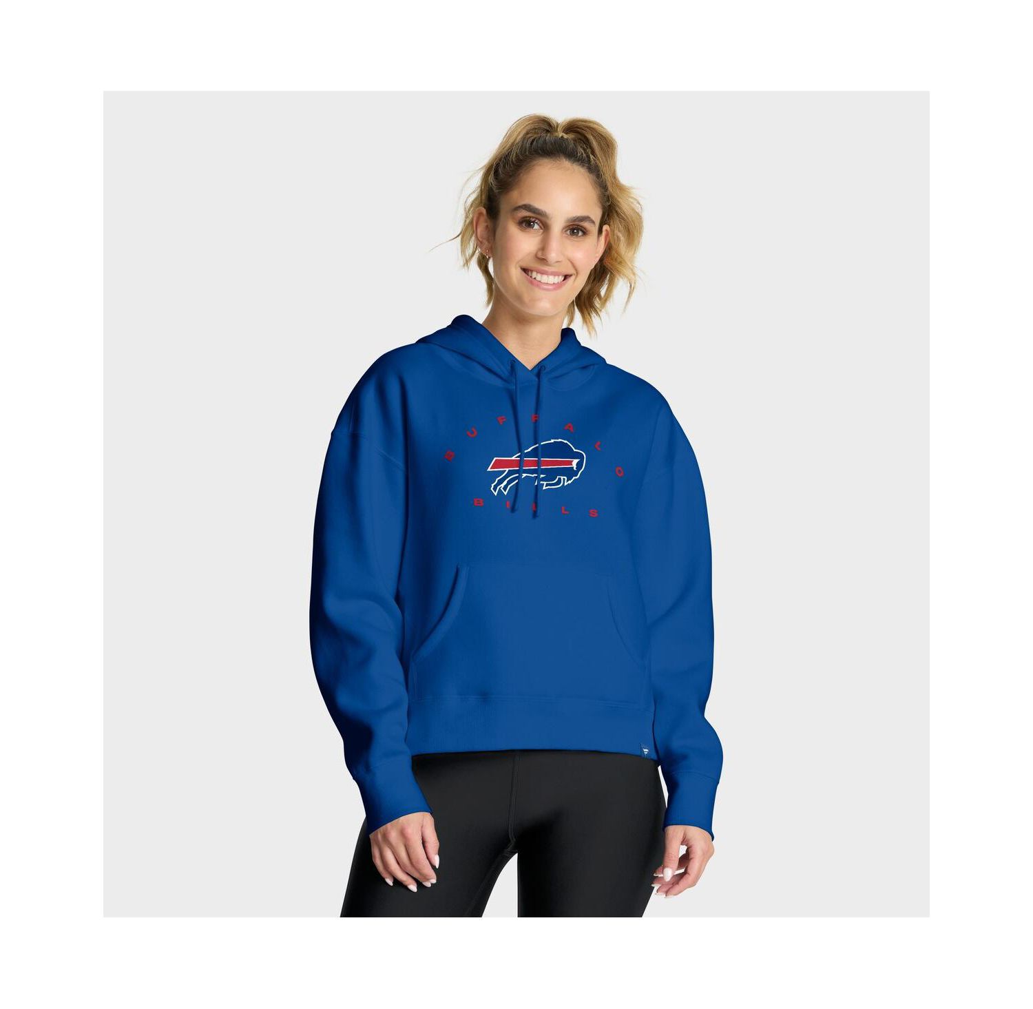 Women's Royal Buffalo Bills Eligible Receiver Legacy Pullover Hoodie