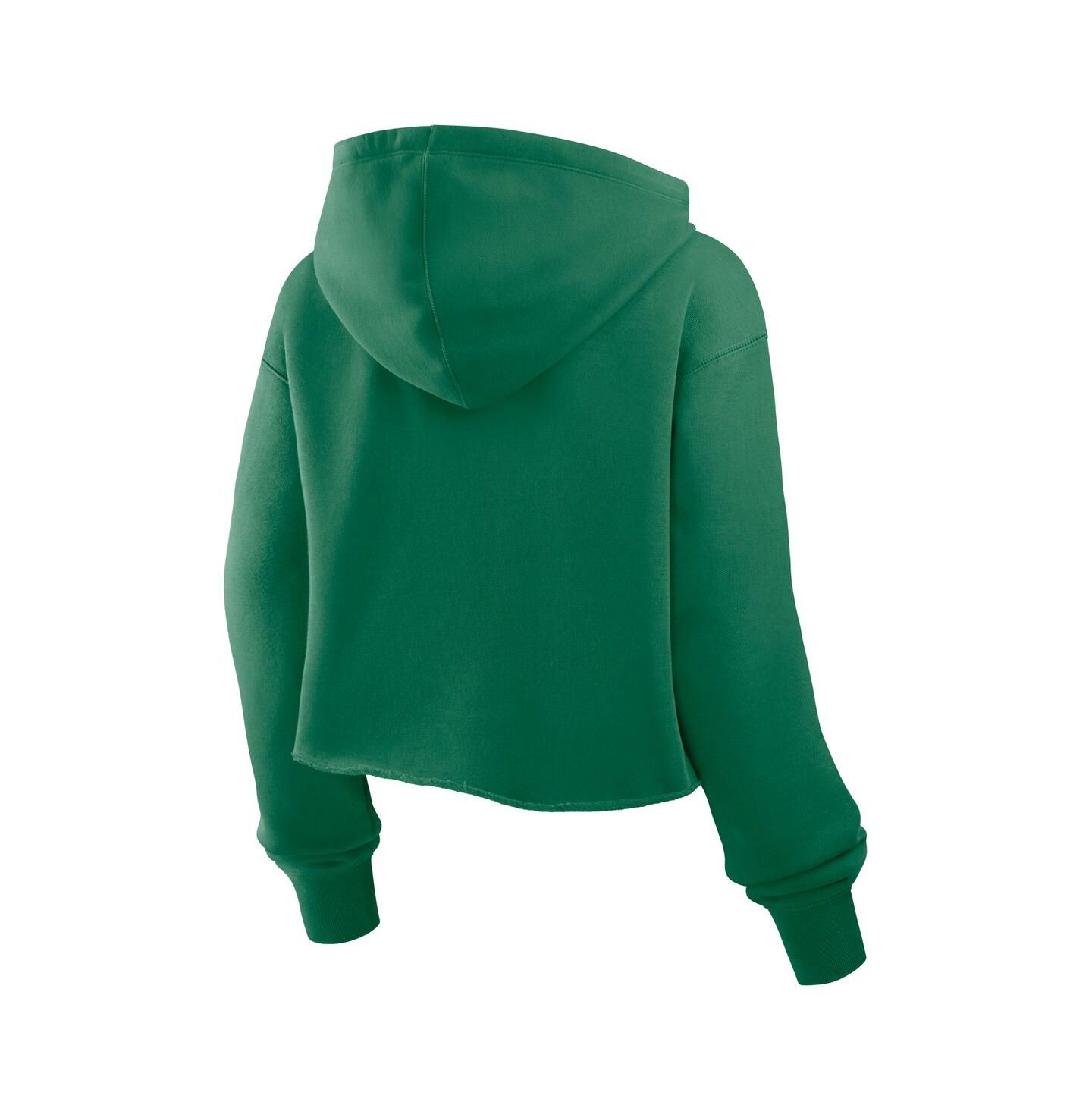 Женское худи Fanatics Kelly Green Philadelphia Eagles Oversized Hometown Heritage Cropped — фото 3