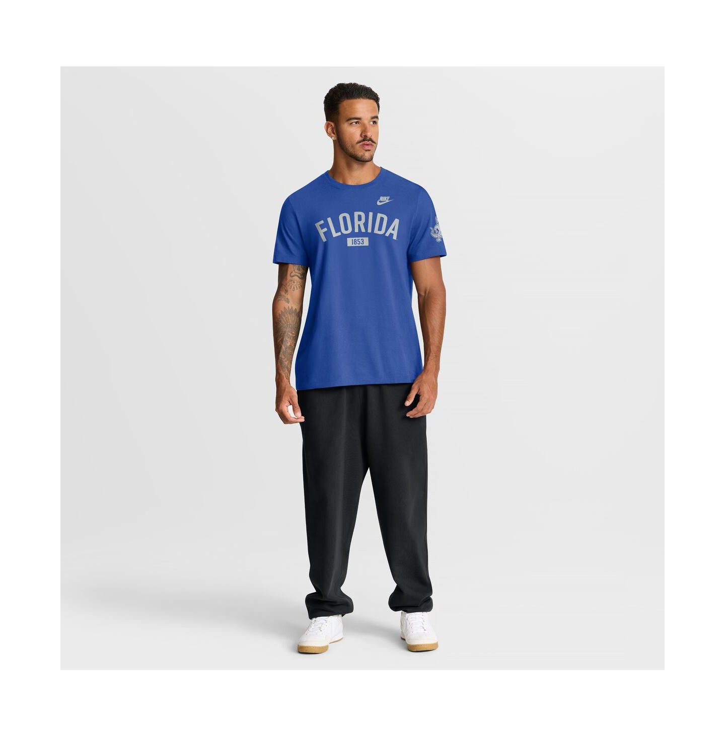 Мужская футболка Nike Royal Florida Gators Legacy Arch — фото 3