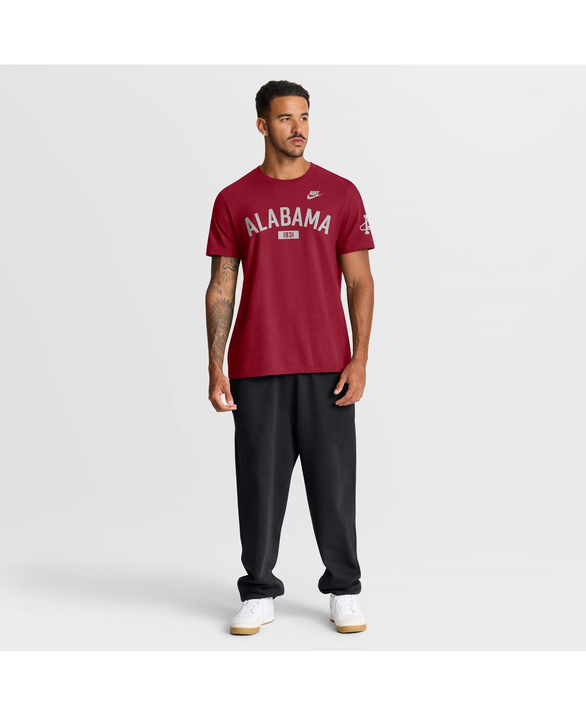 Nike Men's Crimson Alabama Tide Legacy Arch T-Shirt
