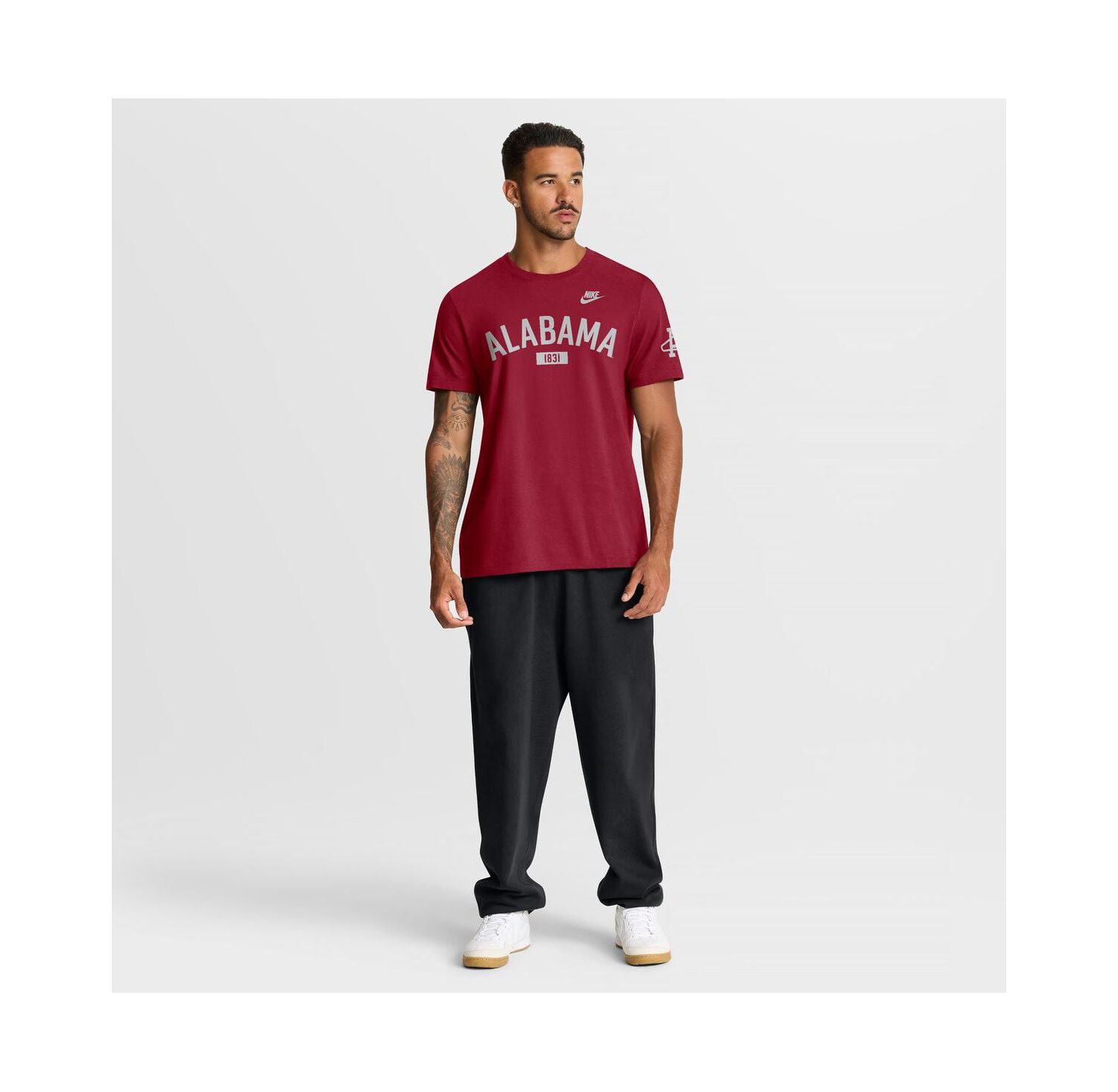 Men's Crimson Alabama Crimson Tide Legacy Arch T-Shirt