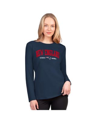 G-III 4Her by Carl Banks - Women's Navy New England Patriots Best Play Long Sleeve T-Shirt