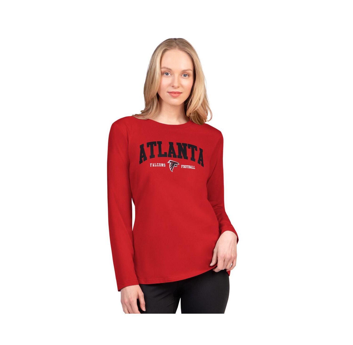 Women's Red Atlanta Falcons Best Play Long Sleeve T-Shirt