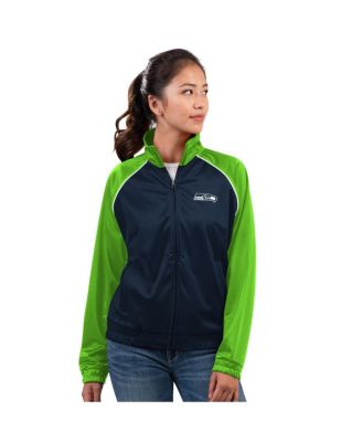 G-III 4Her by Carl Banks - Women's College Navy Seattle Seahawks Replay Full-Zip Track Jacket
