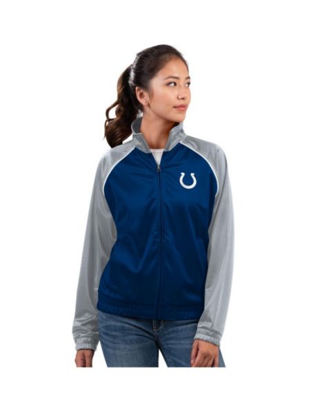 Женские куртки G-III 4Her by Carl Banks Women's Royal Indianapolis Colts Replay Full-Zip Track Jacket