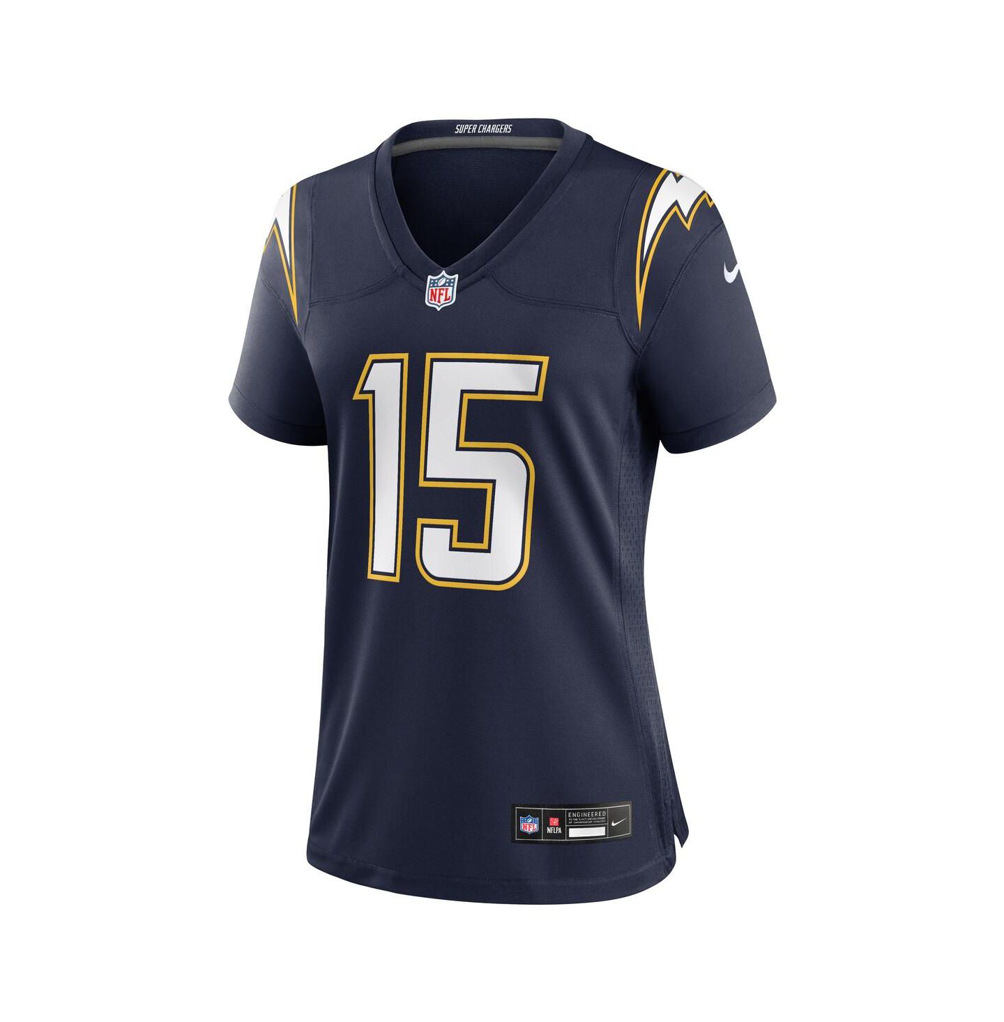Женский топ Nike Ladd McConkey Navy Los Angeles Chargers Alternate Super Chargers Game Jersey — фото 2