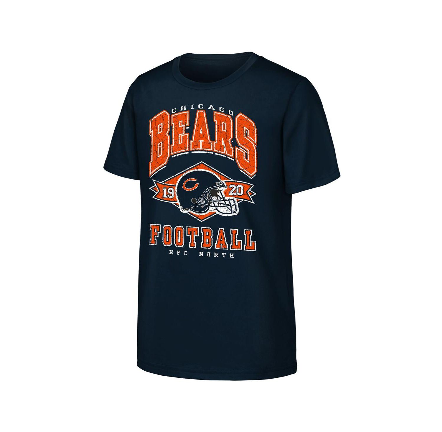 Big Boys and Girls Navy Chicago Bears Kick Off T-Shirt