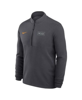Men's Smokey Grey Tennessee Volunteers Victory Dri-FIT Half-Zip Pullover Sweatshirt