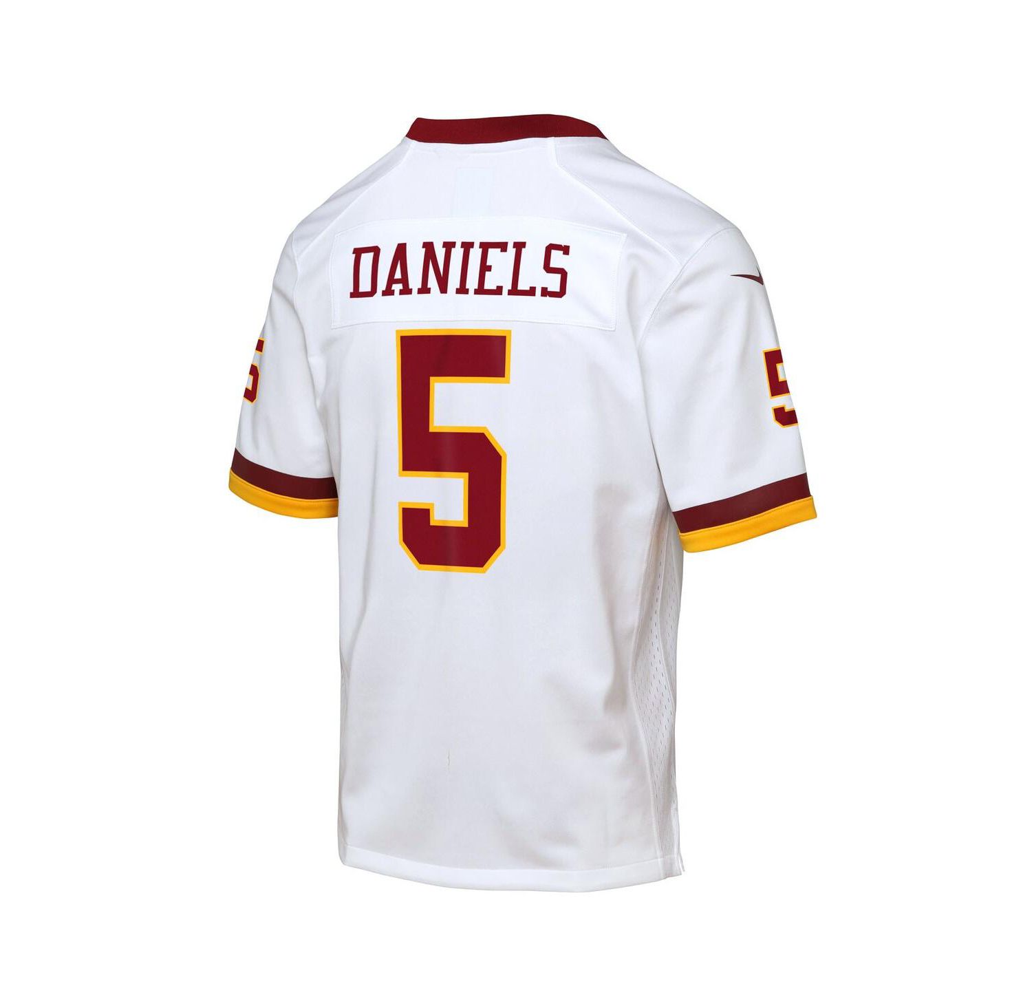 Big Boys and Girls Jayden Daniels White Washington Commanders Game Super Bowl Era Jersey