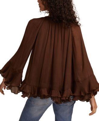Women's Ruffle Chiffon Top