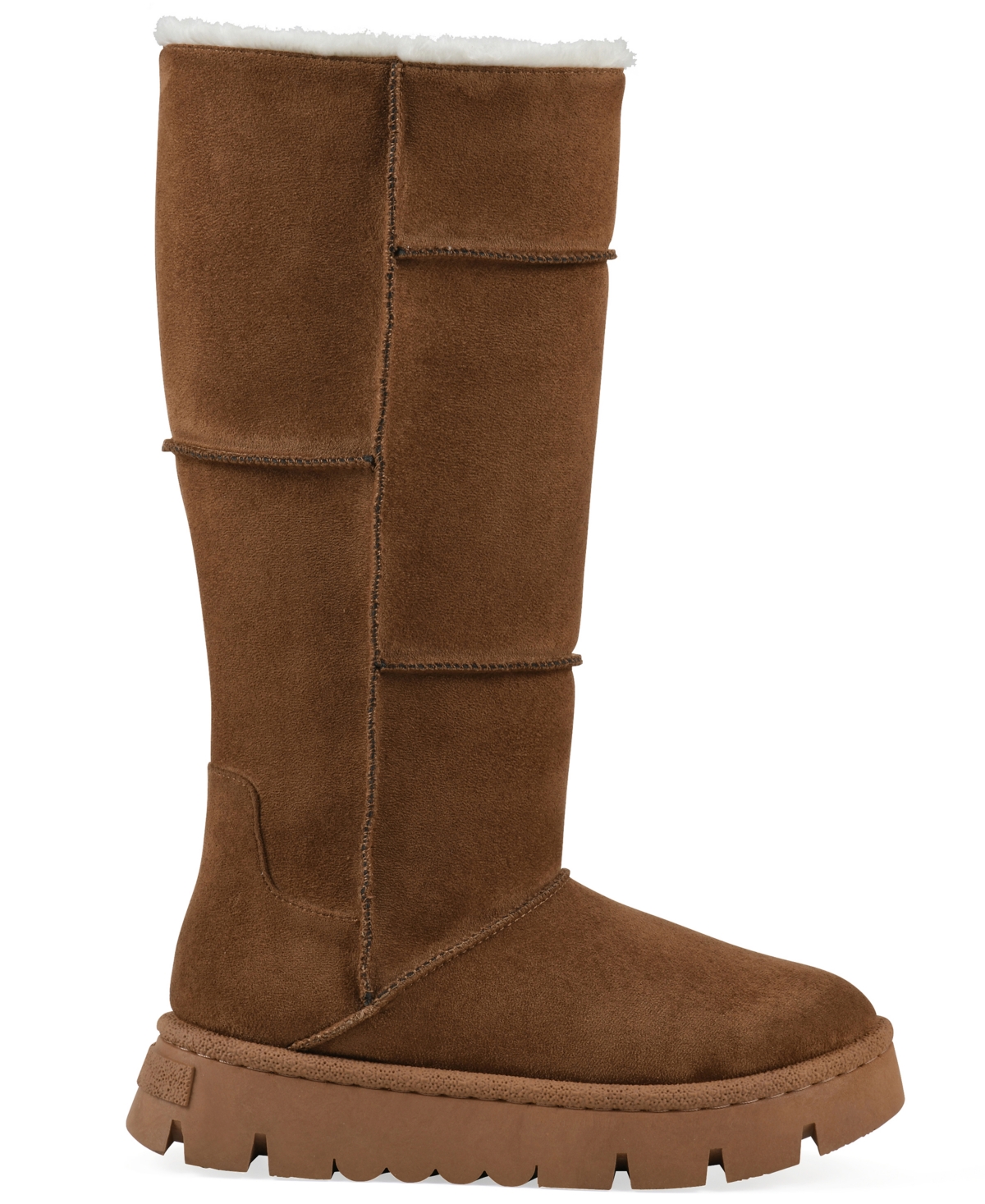 White Mountain Tru Platform Boot In Brown