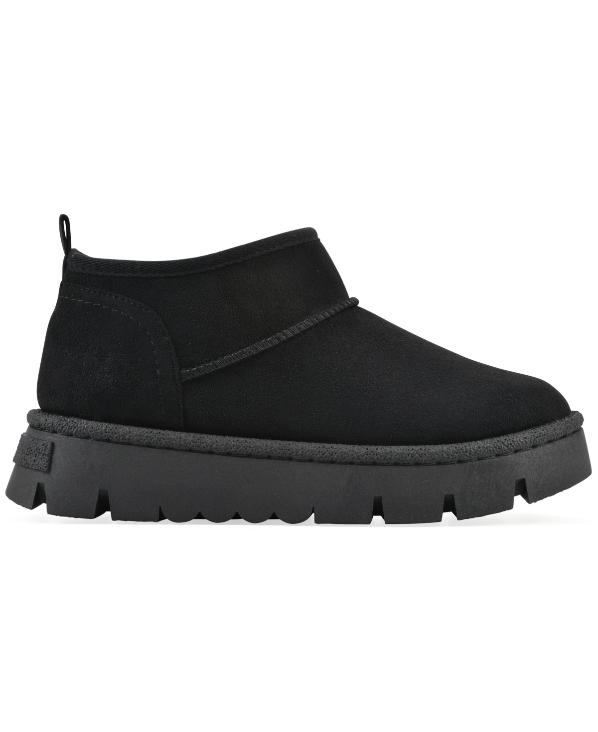 White Mountain Women's Toree Faux Fur Booties In Black