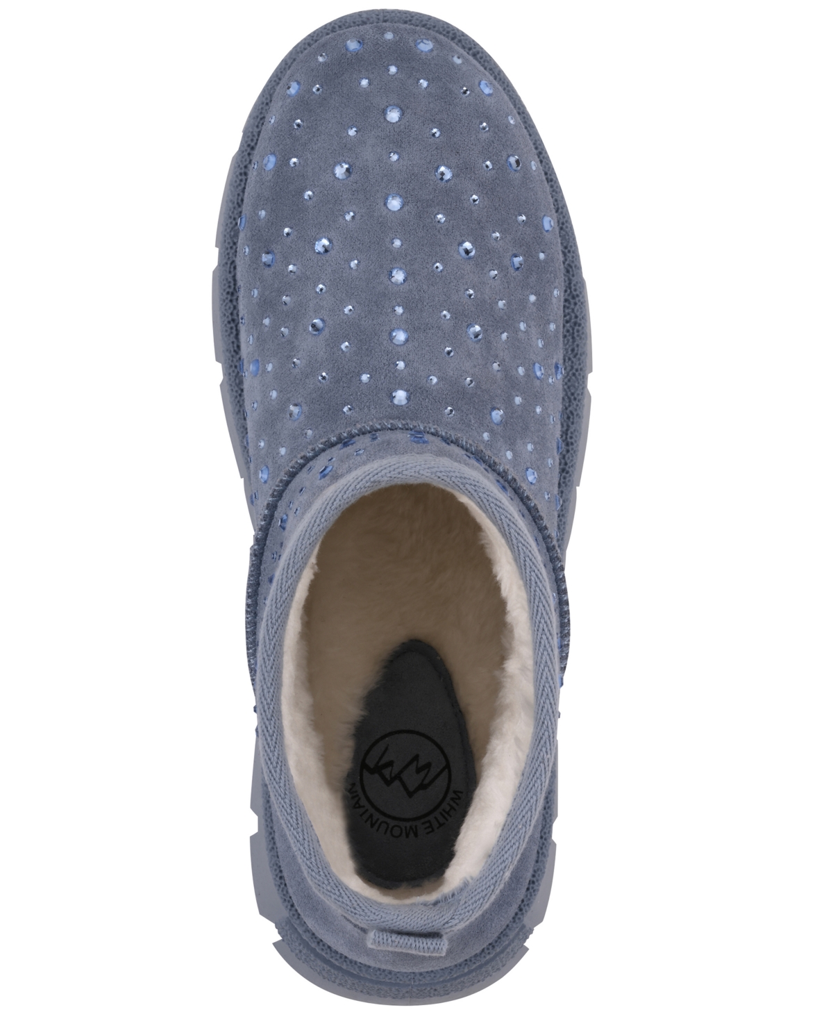 White Mountain Women's Tomas Faux Fur Bootie In Blue