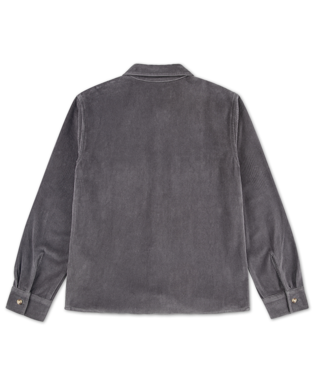 Abercrombie Boys 5-18 Fine Wale Cord Button Down Shirt In Gray