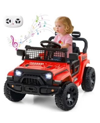 Kids Ride on Car Truck 12V Battery Powered Electric Vehicle w/ Foldable Mirrors