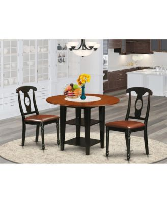 Dining Room Set Black & Cherry