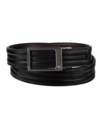 Men's Reversible Compression Plaque Locking Buckle Belt