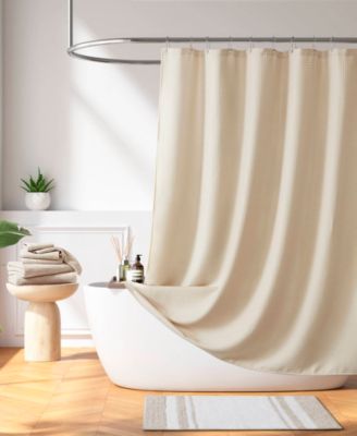 Arbor Waffle Shower Curtain, 72" x 72"