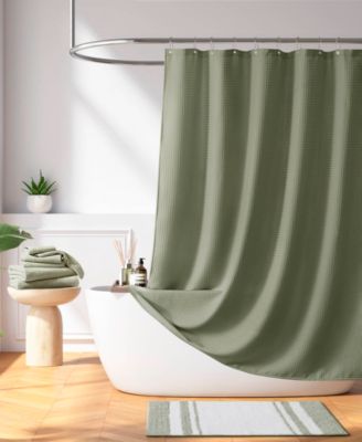 Arbor Waffle Shower Curtain, 72" x 72"