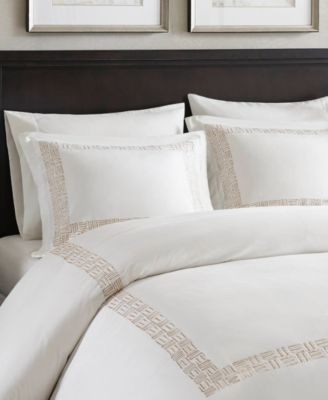 Nile Embroidery 3-Pc. Duvet Cover Set, Full/Queen