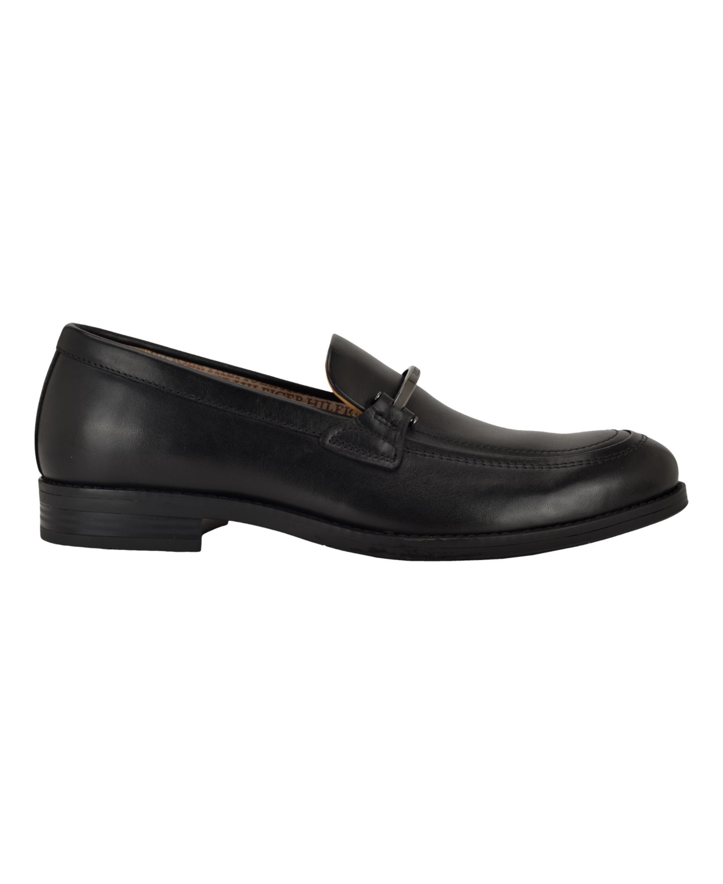 Мужские туфли Tommy Hilfiger Jezzon Leather Dress Loafers, цвет: Чёрный кожаный — фото 2