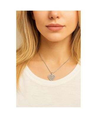 Crystal Heart Necklace for Women