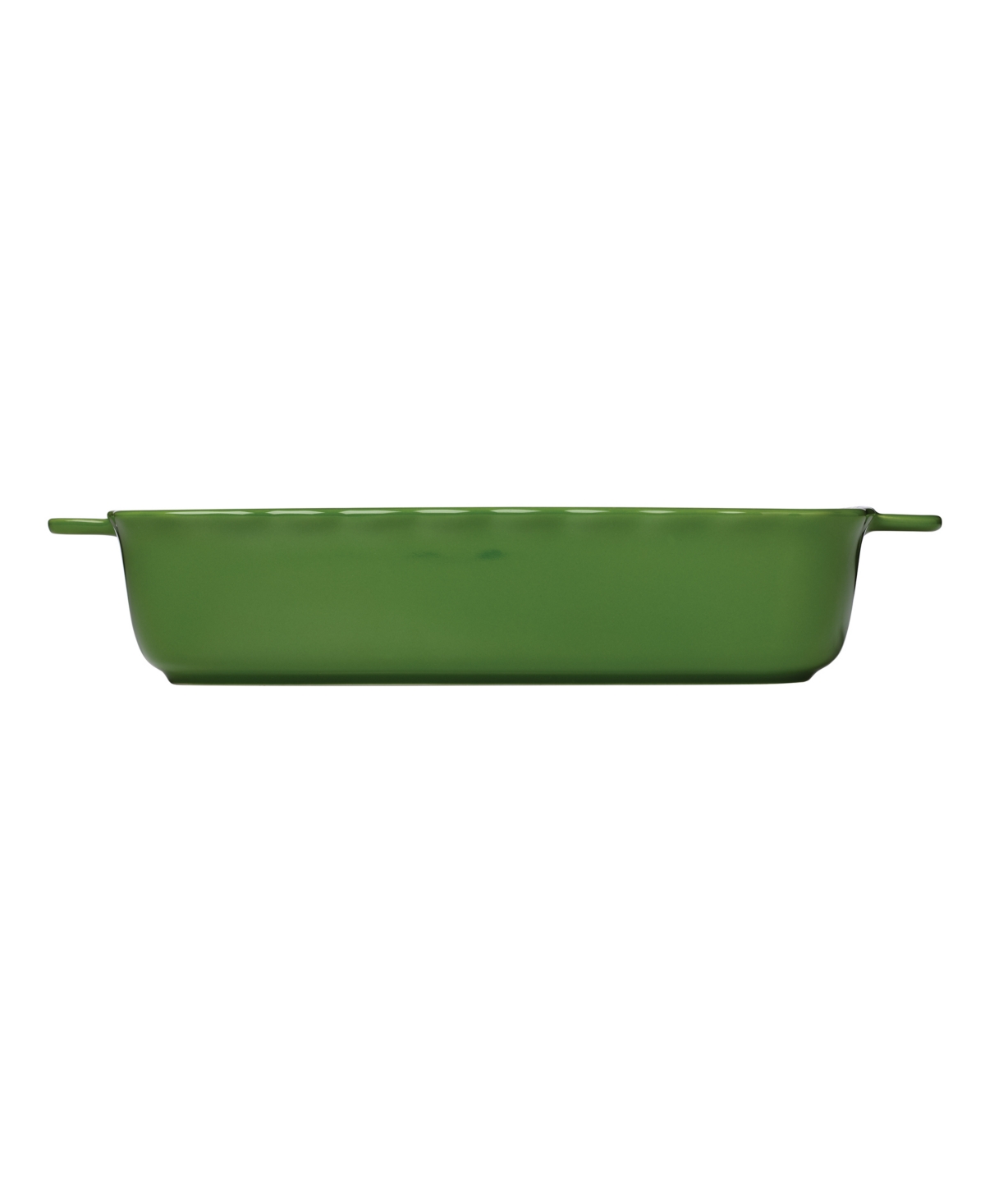 Kate Spade Evergreen Rectangular Scallop Baking Dish In Green
