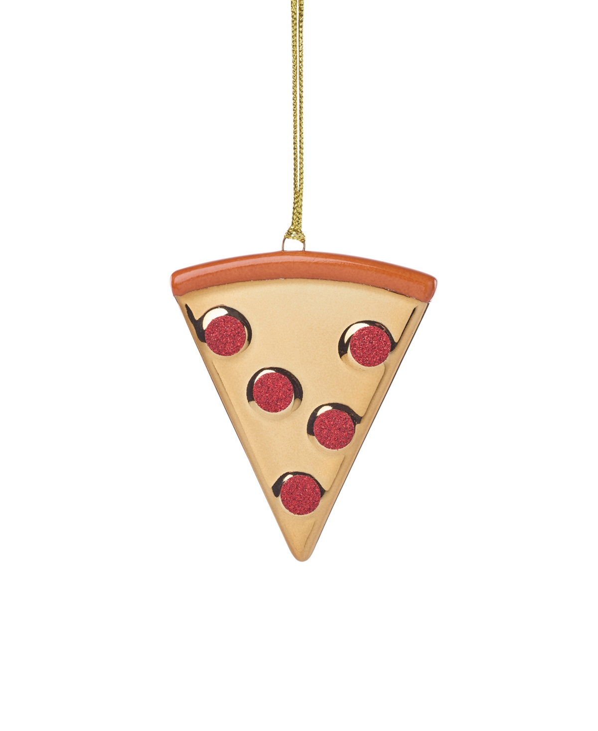 Kate Spade Be Jolly Pizza Slice Ornament In Multi