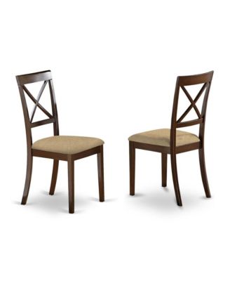 3 PC small Kitchen Table set-round Table and 2 Dining Chairs