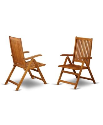 Wooden Patio Set Natural Oil