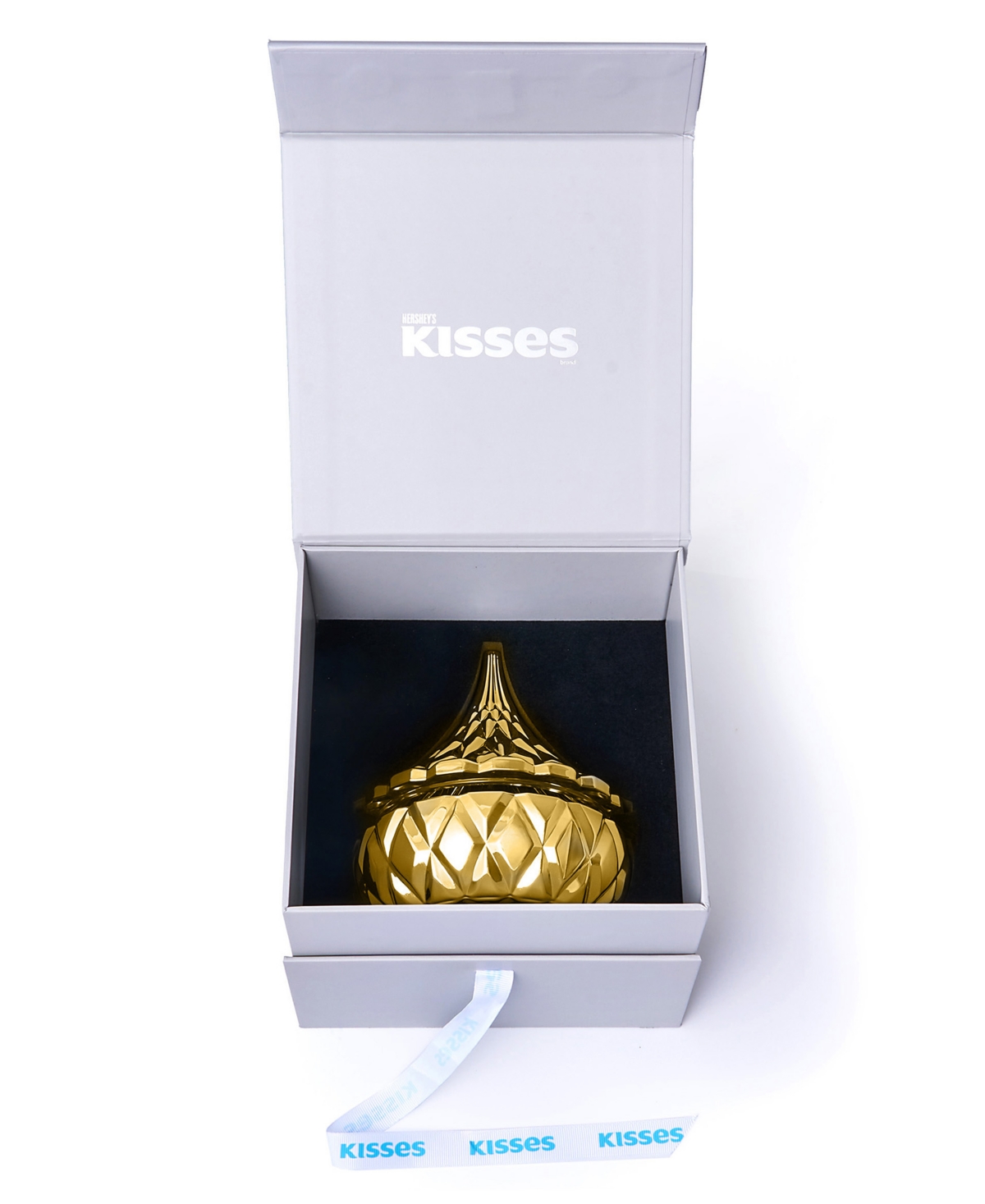 Godinger Hershey's Kisses Electroplated Candy Dish, 4.96" In Gold
