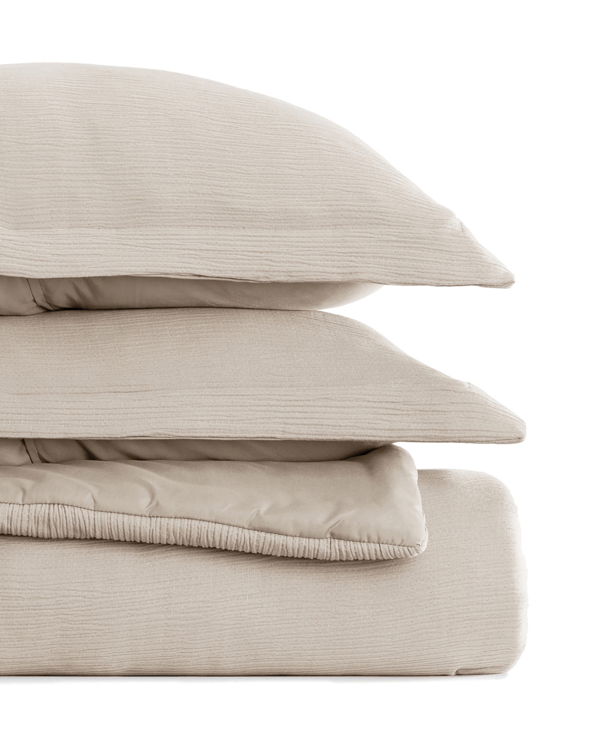 Ienjoy Home Cloud Weave Gauze 3-pc. Comforter Set, King/ California King In Brown