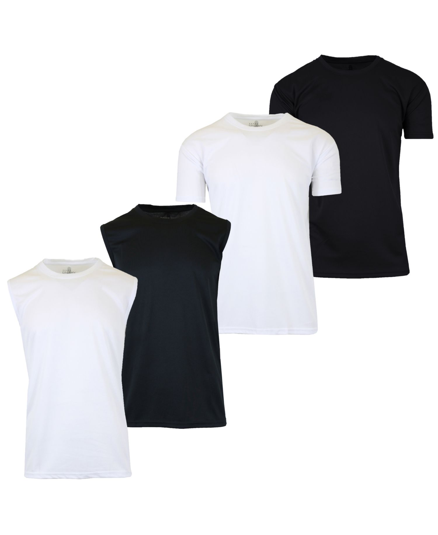 Men's 4-Pack Crewneck Regular Fit T-Shirt