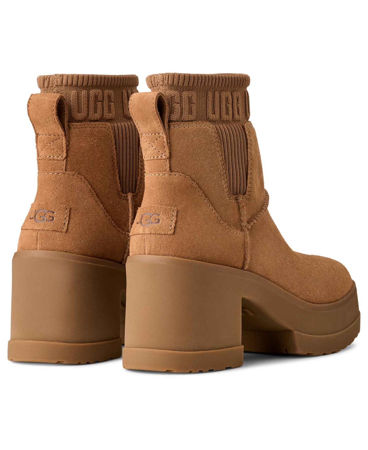Ugg Women's Moxy Block Heel Chelsea Boots In Brown