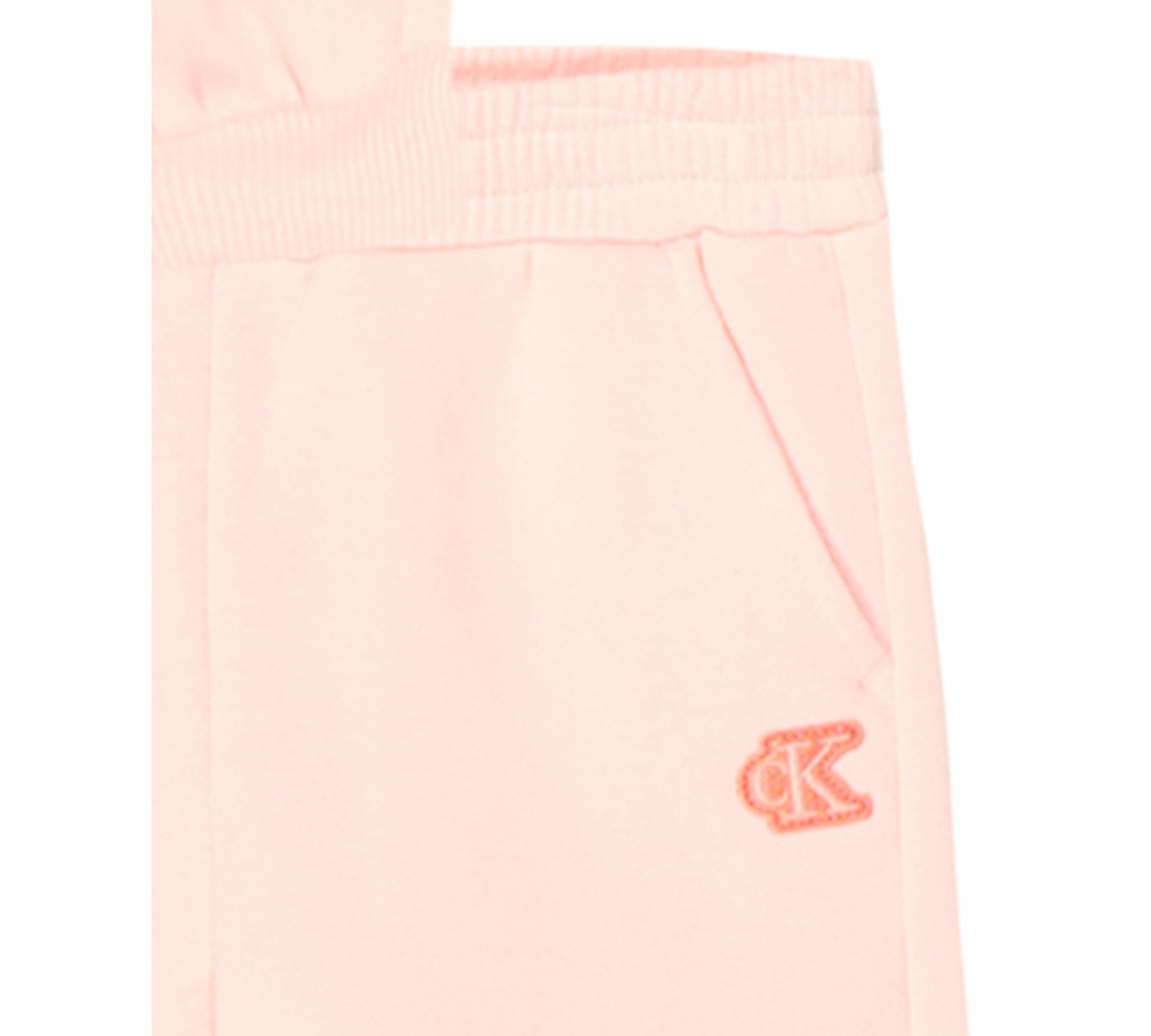 Calvin Klein Toddler Girls 2t-4t 2-piece Fleece Hoodie And Pants Set In Pink