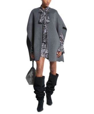 Women's Double-Faced Sleeveless Long Cape