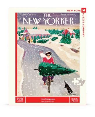 New York Puzzle Company Tree Shopping 1000 Piece Puzzle - Macy's