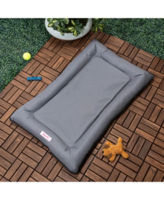 Archie Traditional Oxford Waterproof Indoor/Outdoor Hand-Washable Memory Foam Camping Pet Bed
