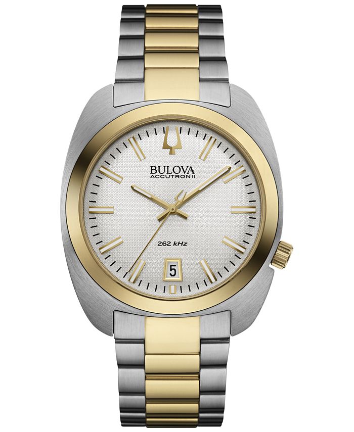 Bulova Men s Accutron II Two Tone Stainless Steel Bracelet Watch
