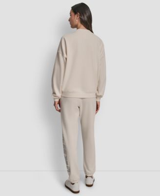 Women's Exploded Rhinestone Varsity Logo Sweatshirt