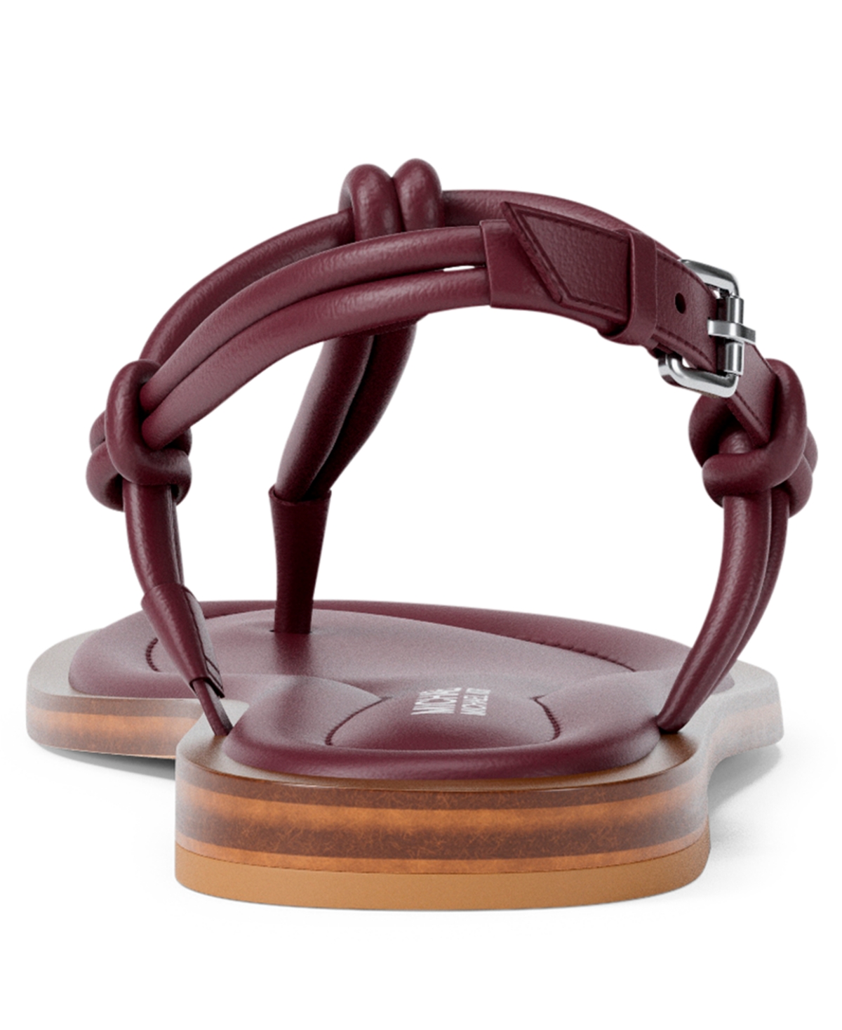 Michael Kors Michael  Women's Astra Thong Slingback Sandals In Burgundy