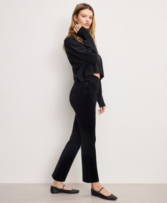 Women's Velvet Good High Rise Kick Flare Pants, Regular & Plus Size