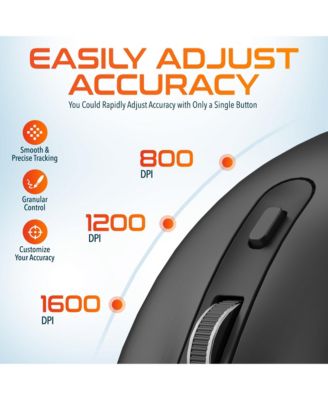 Wireless Keyboard & Mouse 2 Pcs, Compatible with PC, Laptops (DKBMKIT2-WB)