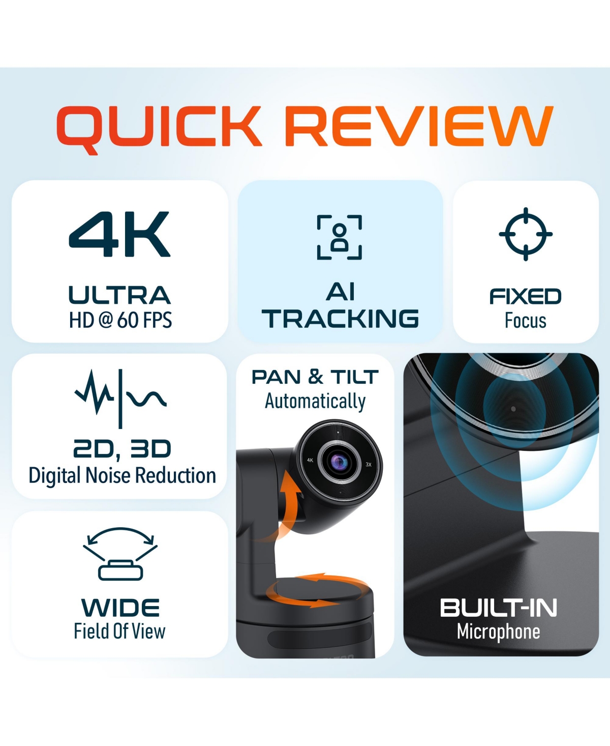 Delton C68 4K Ai Ptz Webcam