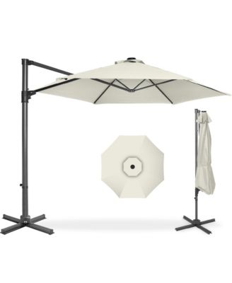 10ft 360degree(s) Rotating Cantilever Offset Hanging Patio Umbrella