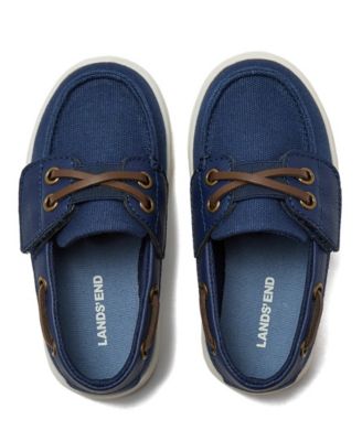 Little Girls Canvas Easy On Boat Shoes