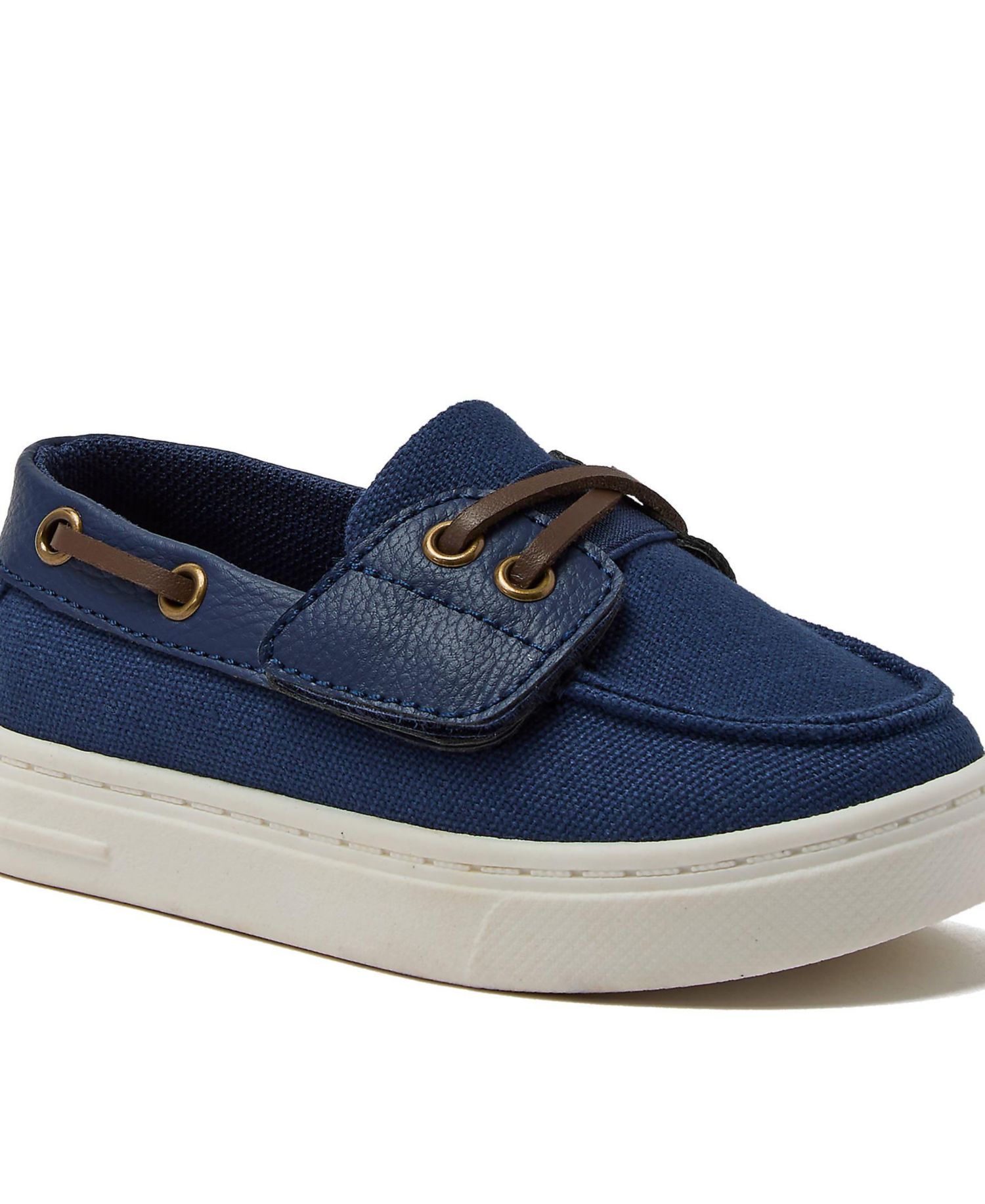 Little Girls Canvas Easy On Boat Shoes