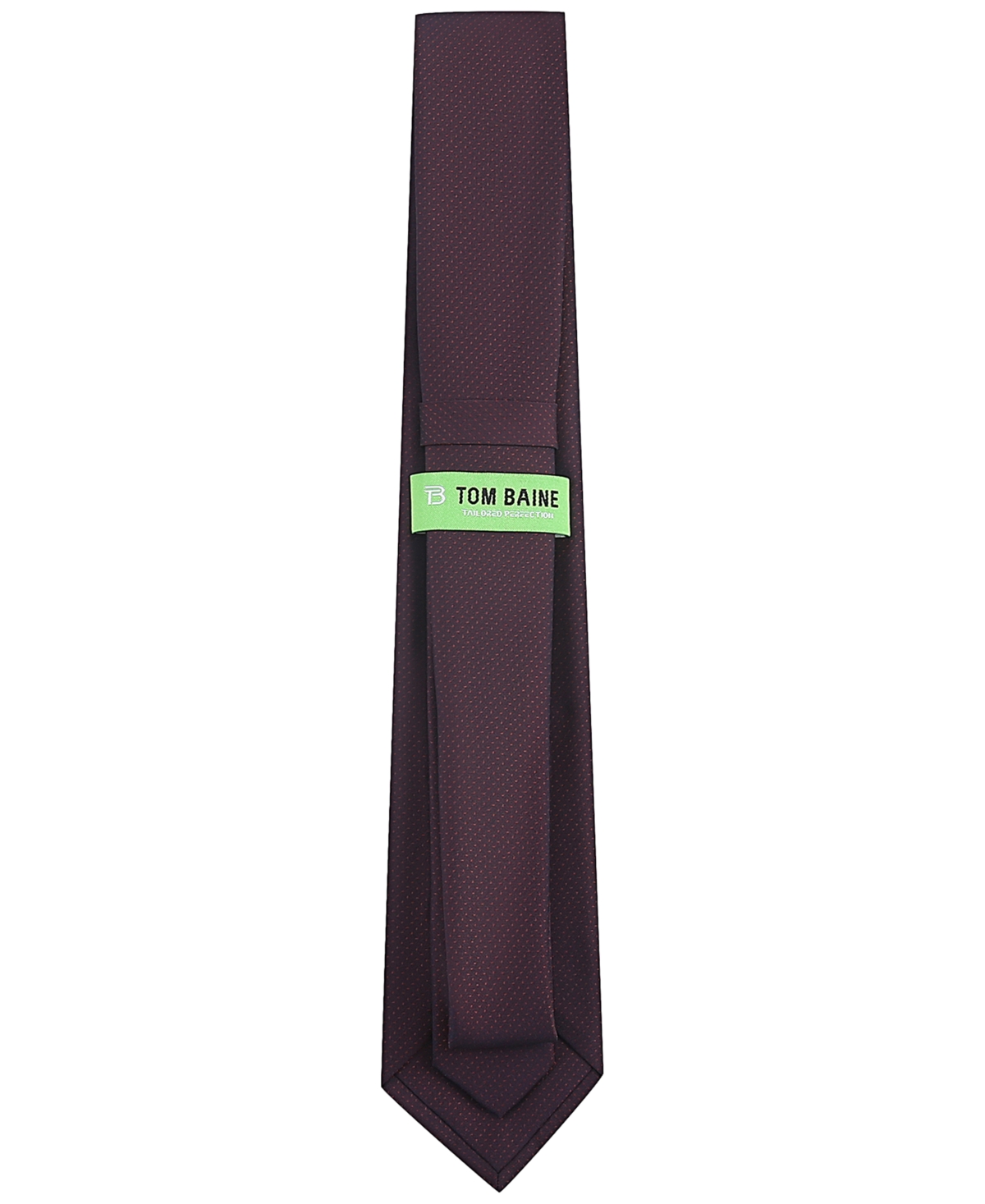 Tom Baine Men's Floral Classic Tie In Burgundy